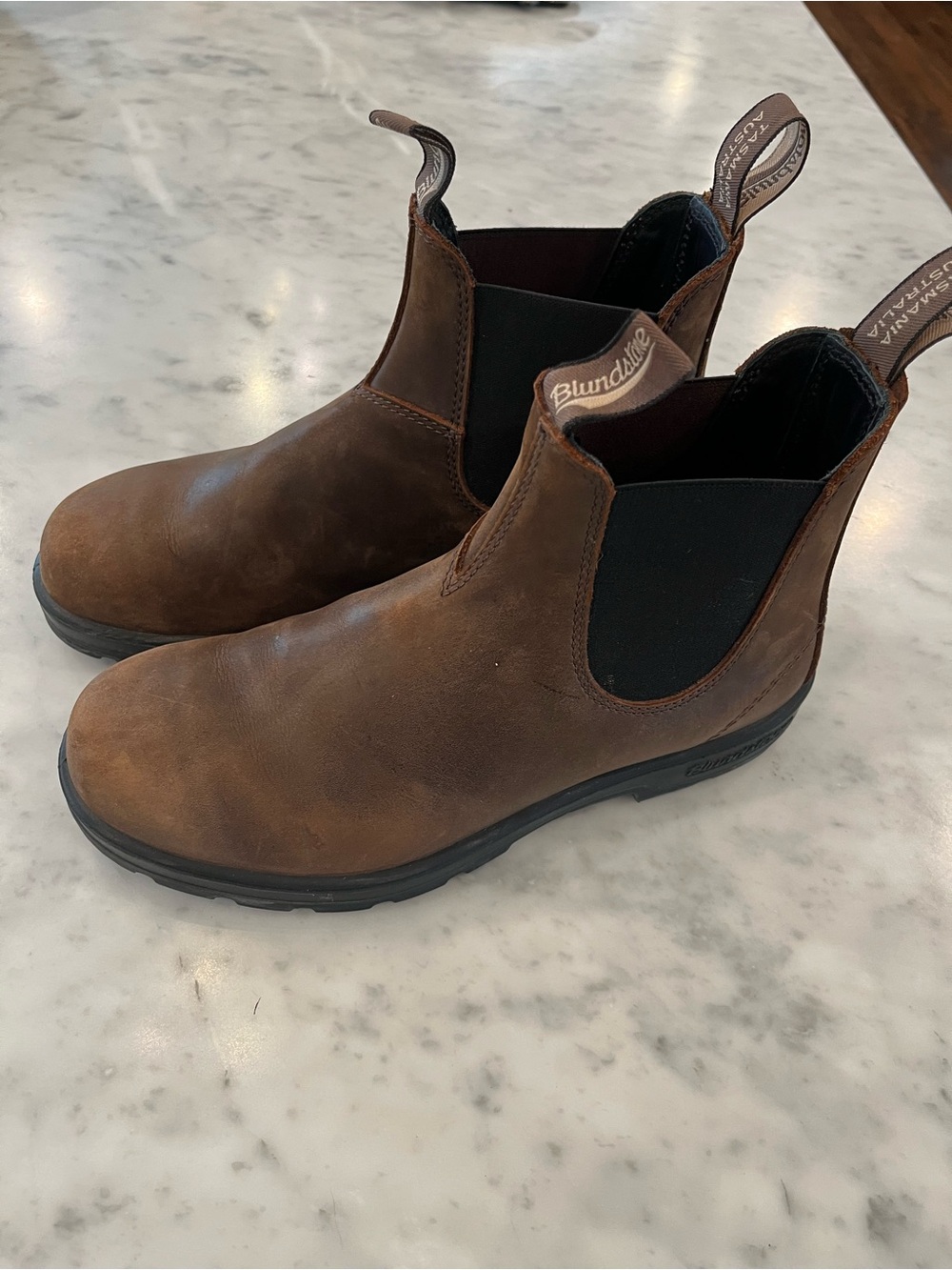Blundstone Original 500 Series Chelsea Boots Rustic Brown AU 8.5 US 9.5